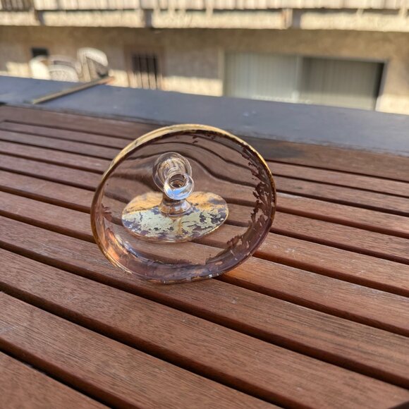 Gold Foil Swirl Decorative Glass - Picture 13 of 14